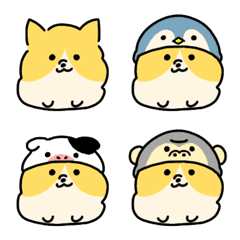 [LINE絵文字] CHIHUAHUA Ohana 's Yuru Animal Emojiの画像