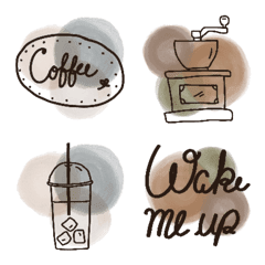 [LINE絵文字] coffee maniaの画像