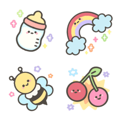 [LINE絵文字] A little thing call cutie Emojiの画像