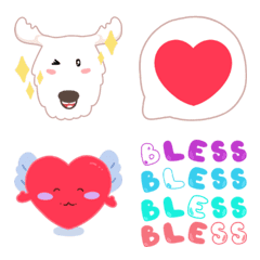 [LINE絵文字] The Deer and Luv Sticker Emojiの画像