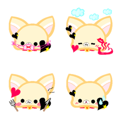 [LINE絵文字] Tinyangelbuddies.dog_Girl_1. Smalldevil2の画像