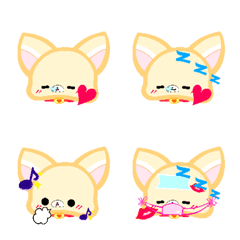 [LINE絵文字] Tinyangelbuddies.dog_Girl_1. SleepEmoji.の画像