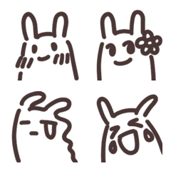 [LINE絵文字] OrdinaryRabbitの画像