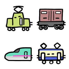 [LINE絵文字] ゆる電車絵文字 2の画像