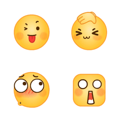 [LINE絵文字] Classic funny Emoji 3の画像