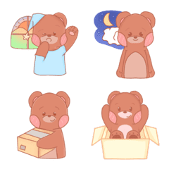 [LINE絵文字] Bear Hugの画像