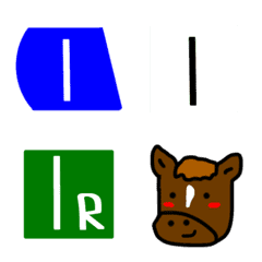 [LINE絵文字] 競馬予想絵文字2の画像