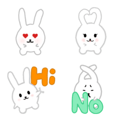 [LINE絵文字] Rabbit ballsの画像