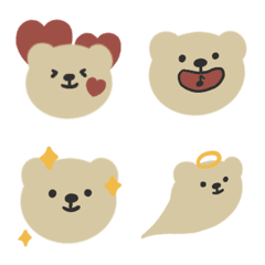 [LINE絵文字] Danny Bear - Daily Emojiの画像