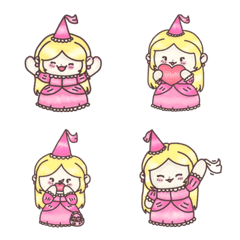 [LINE絵文字] Princess :)の画像