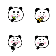 [LINE絵文字] パンダ かわいい絵文字の画像