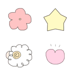 [LINE絵文字] simple kawaii emoji 3 Modified versionの画像