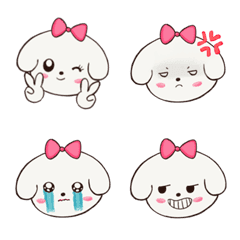 [LINE絵文字] Princess Maltese QQ with youの画像