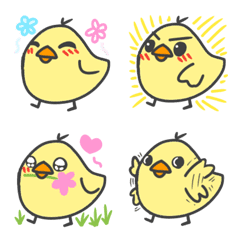 [LINE絵文字] daily chickの画像