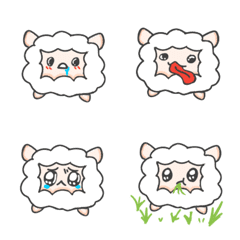 [LINE絵文字] daily sheepの画像