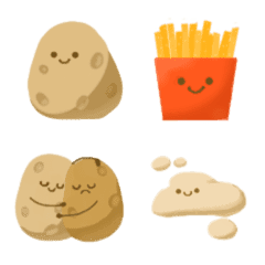 [LINE絵文字] Potatoesの画像