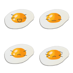 [LINE絵文字] cute egg emojiの画像