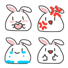 [LINE絵文字] happy rabbit？の画像