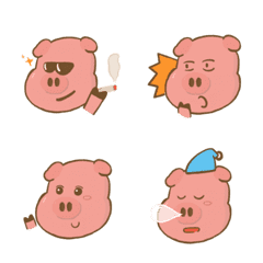 [LINE絵文字] Let's pig！の画像