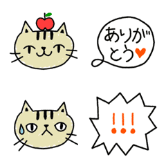 [LINE絵文字] とらニャンの日常会話の画像