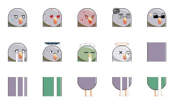 [LINE絵文字]NDHU.SSA Pigeon Friends.の画像一覧