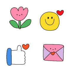 [LINE絵文字] Colorful emoji: 2の画像