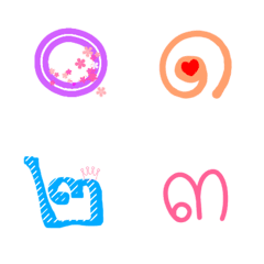 [LINE絵文字] Emoji Love Numberの画像