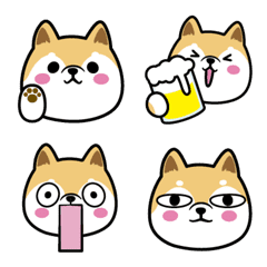 [LINE絵文字] ほのぼのワンコ-芝犬の日常-の画像