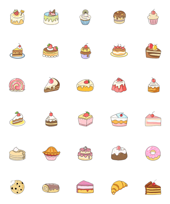 [LINE絵文字]Cake1の画像一覧