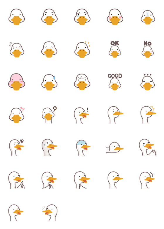 [LINE絵文字]duck Alexの画像一覧