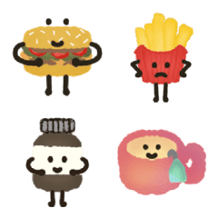 [LINE絵文字] Food emoji by FLWの画像