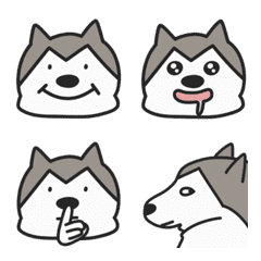 [LINE絵文字] Husky Haの画像