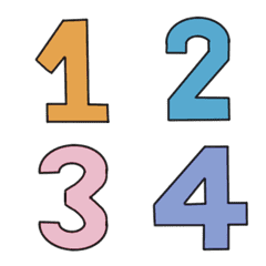 [LINE絵文字] number made by a newby creatorの画像