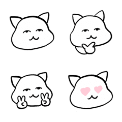 [LINE絵文字] もちねこの画像