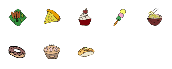 [LINE絵文字]Narak foodの画像一覧