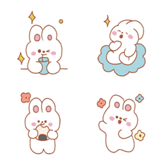 [LINE絵文字] Bunny is calmの画像