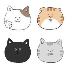 [LINE絵文字] 色々な表情のねこ、とコアラが1匹の画像