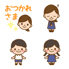 [LINE絵文字] 国立・私立・お受験ママのかわいい絵文字の画像