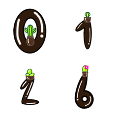 [LINE絵文字] Cactus Numberの画像