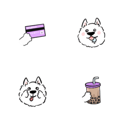 [LINE絵文字] Samoyed Xiao Maoの画像