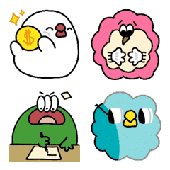 [LINE絵文字] da_fuuuuuu Mini Fu ＆ Alien Friends 1の画像