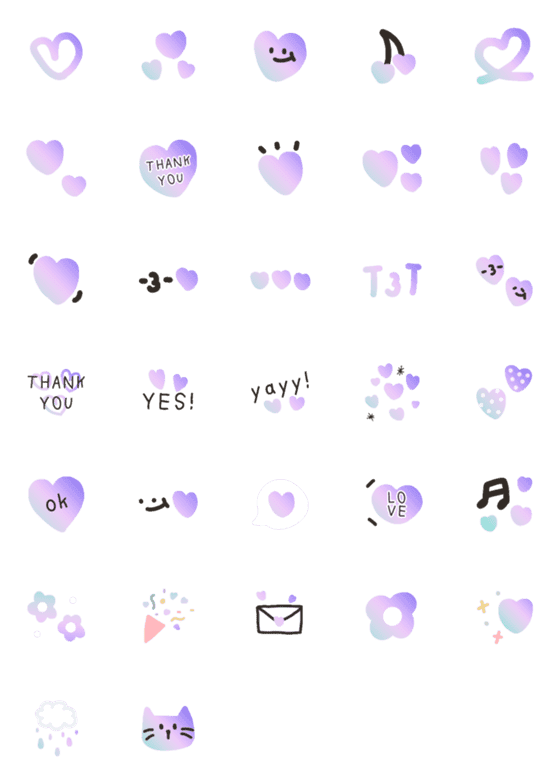 [LINE絵文字]for miss heart emojiの画像一覧