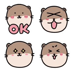 [LINE絵文字] Chocobear Otterの画像