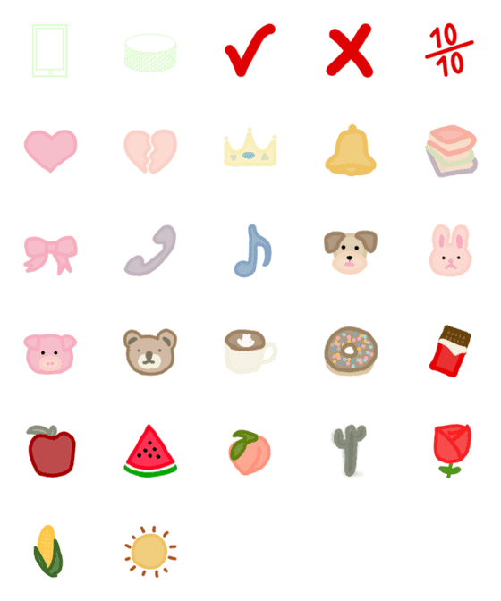 [LINE絵文字]Small minimollの画像一覧