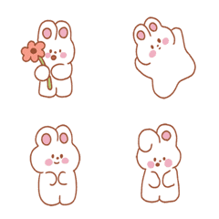 [LINE絵文字] Bunny was very happyの画像