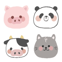 [LINE絵文字] Cutee Animalsの画像