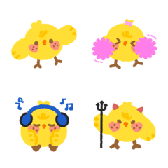 [LINE絵文字] lil chicky chickの画像