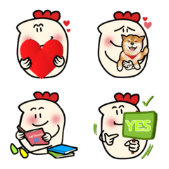 [LINE絵文字] KUKU JUNG chat pals 3 (Emoji)の画像