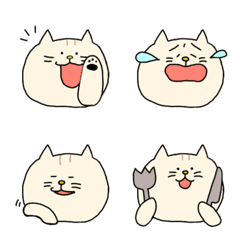 [LINE絵文字] 毎日使える⭐︎ねこみ絵文字の画像