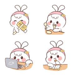 [LINE絵文字] Bunny Idea (Emoji)の画像